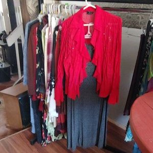 Skirt and blouse combo